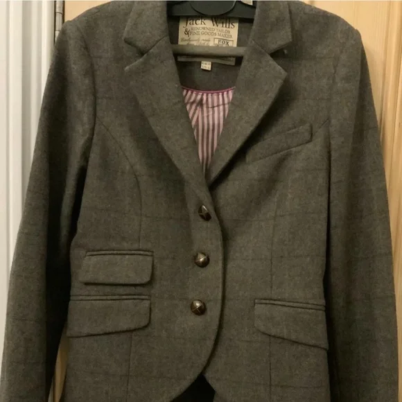 Jack Wills Tweed Blazer UK10 US 2-4 NWOT